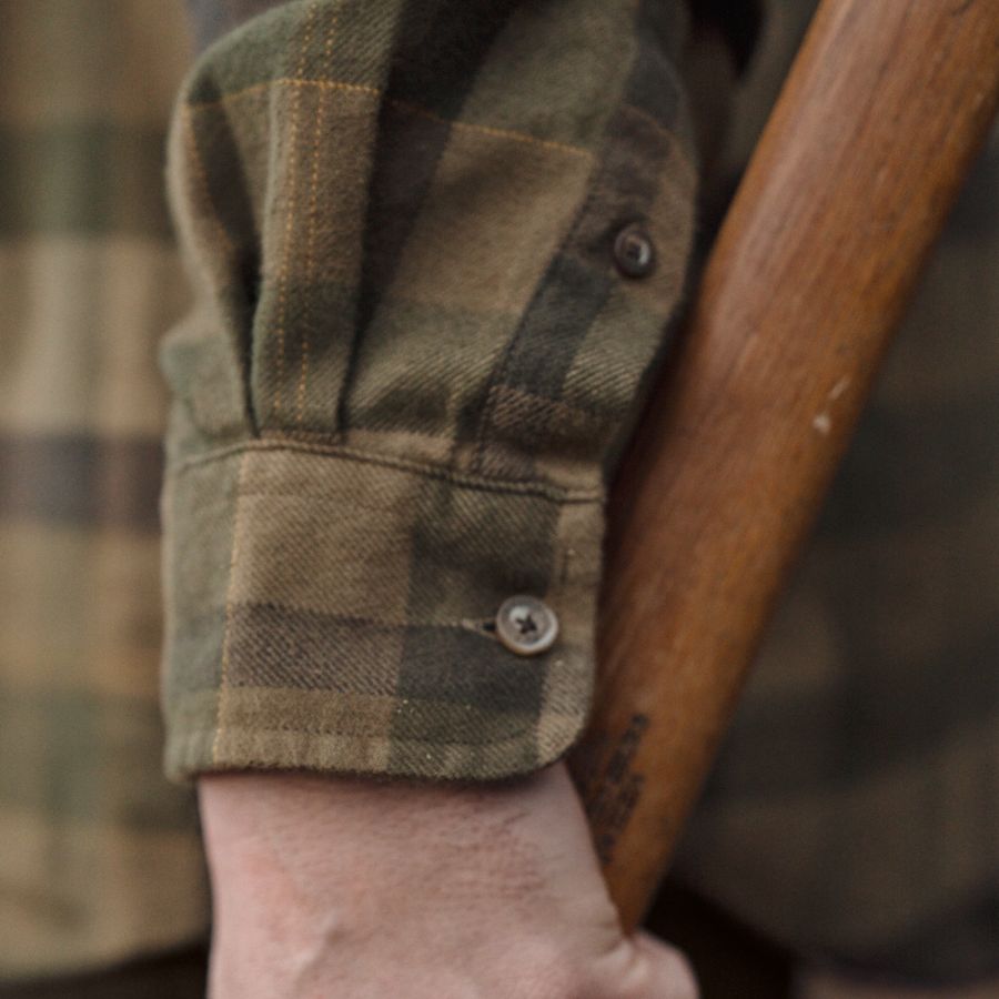 Chemise Härkila Asmund ML Beech Green Check