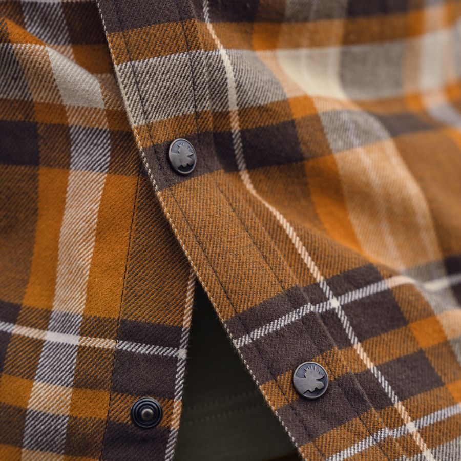 Chemise Harkila Pajala Cornstalk Check Orange