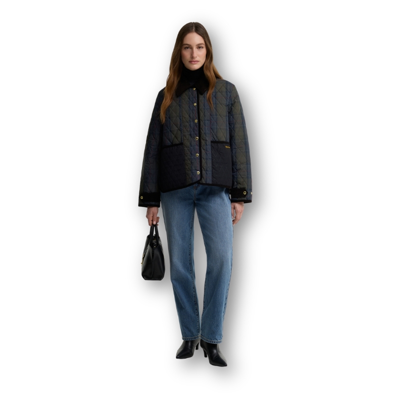 Veste Matelassée Ainsdale Checked Barbour - Shadow Classic