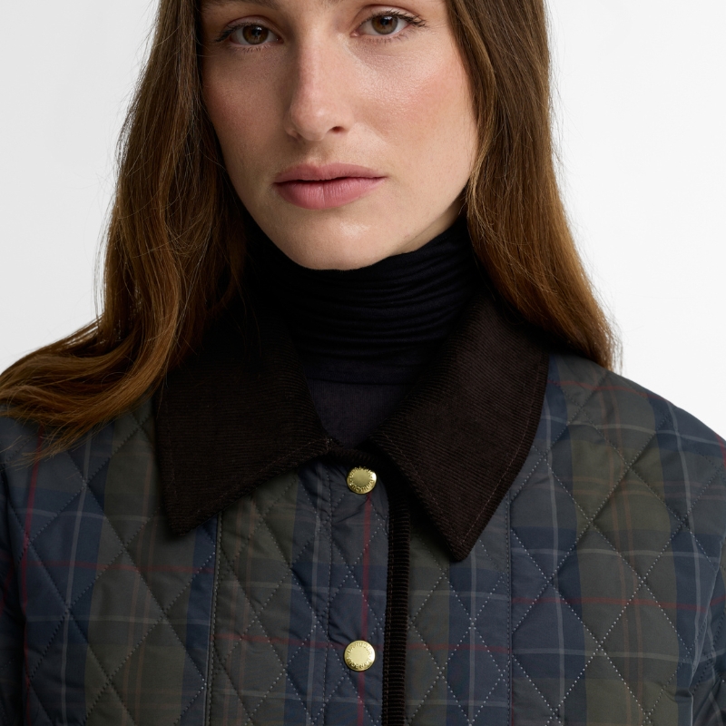 Veste Matelassée Ainsdale Checked Barbour - Shadow Classic