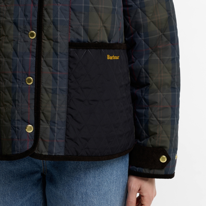 Veste Matelassée Ainsdale Checked Barbour - Shadow Classic