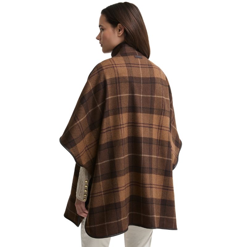 Cape en Laine Judith Barbour - Shadow Muted Tartan