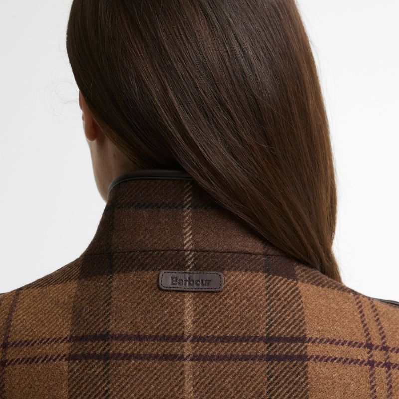 Cape en Laine Judith Barbour - Shadow Muted Tartan