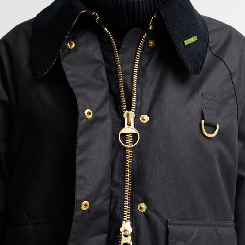 Veste Huilée Icons Modern Spey Barbour - Navy / Birchwood