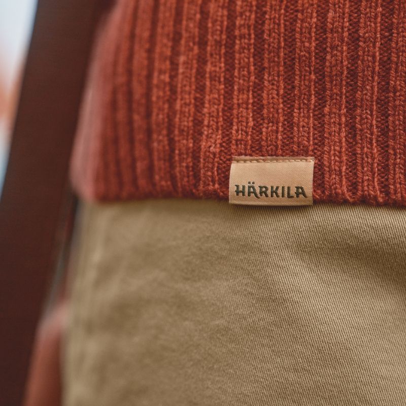 Pull Vincent Merino Half Zip - Bombay Brown Orange