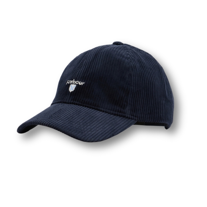Casquette Preston Cord Cap Barbour – Navy