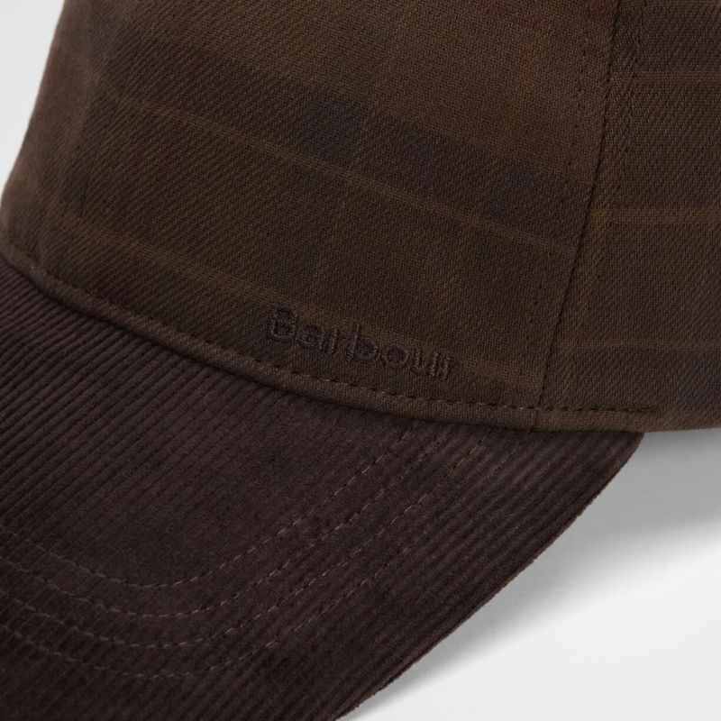 Casquette Macklow Cap Barbour – Muted Tartan