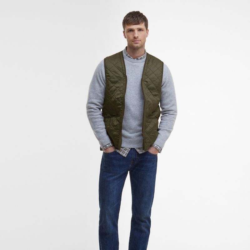Barbour Polarquilt Waistcoat / Zip-In Liner – Olive