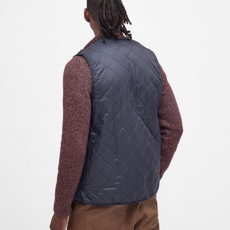 Barbour Polarquilt Waistcoat / Zip-In Liner – Navy