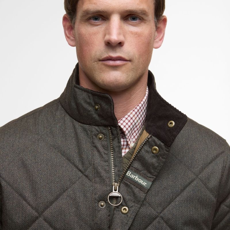 Veste Winter Shoveler Quilted Jacket Barbour – Dark Olive