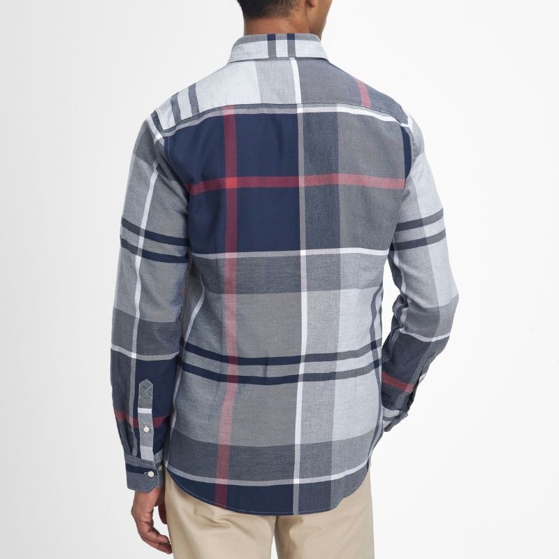 Chemise Dunoon Tartan Tailored Shirt Barbour – Blue Granite