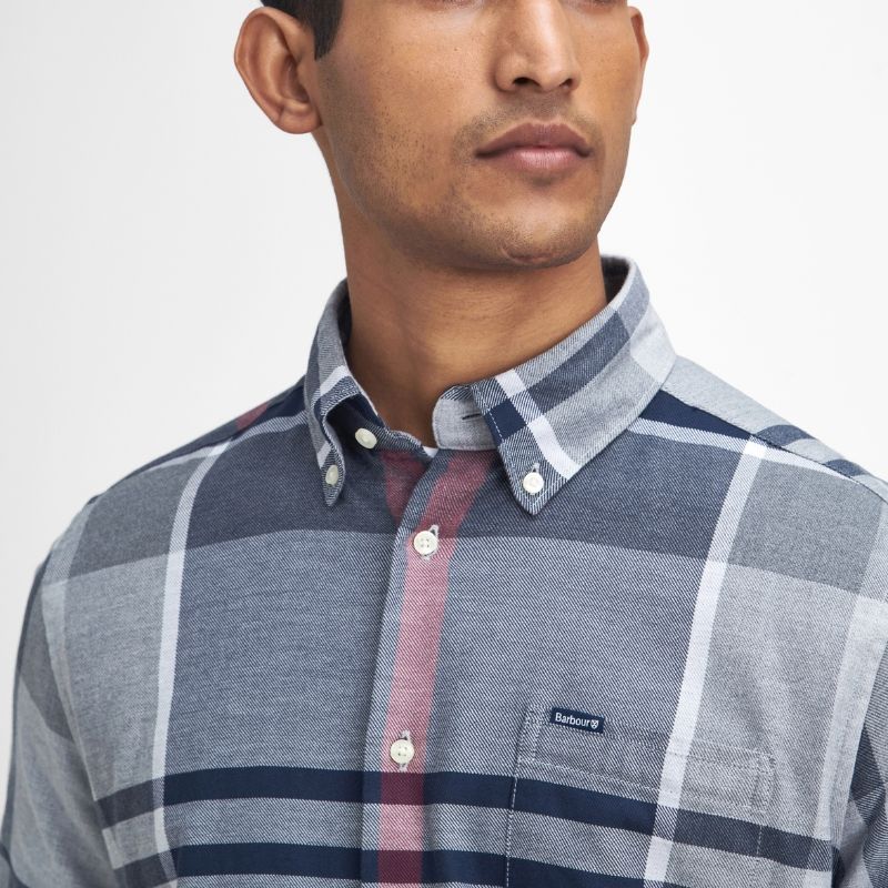 Chemise Dunoon Tartan Tailored Shirt Barbour – Blue Granite