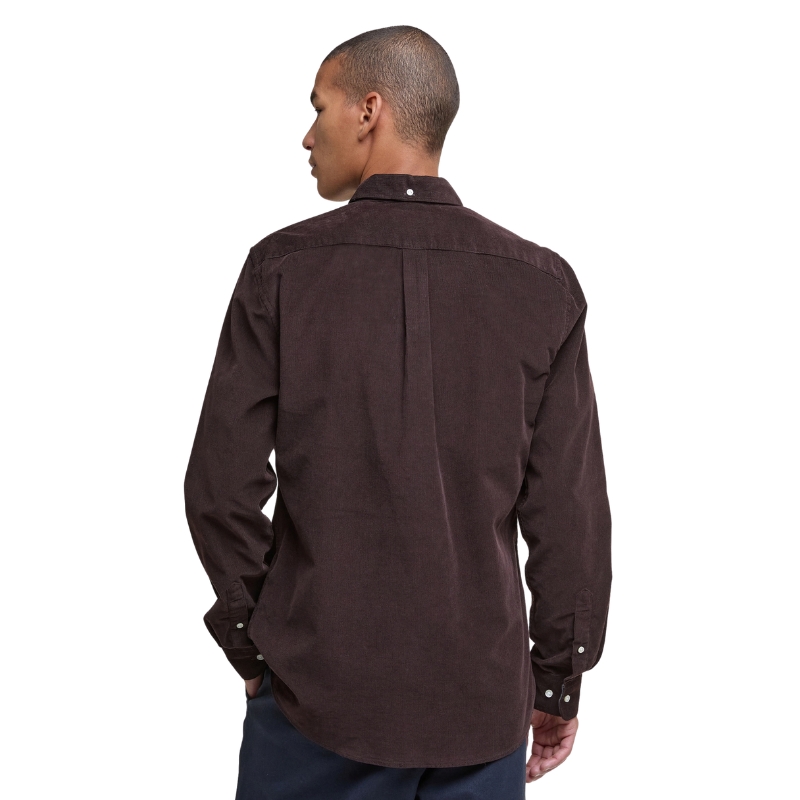 Chemise Barbour Ramsey Tailored Cord Shirt Dark Oak