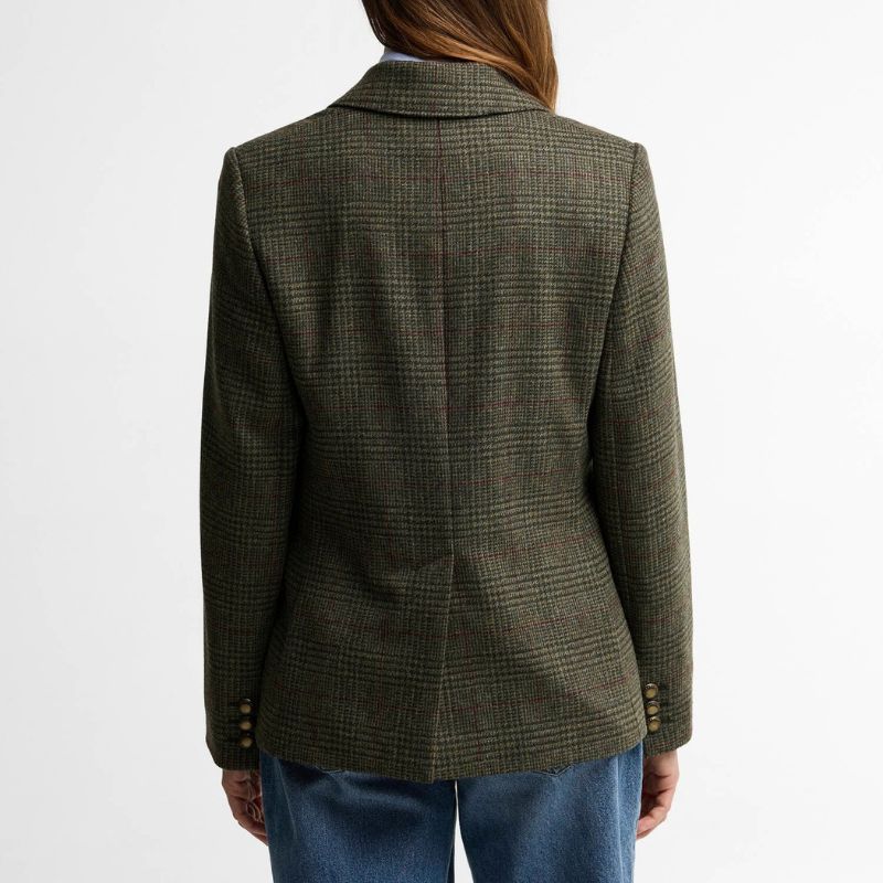 Veste Barbour Browning Tailored Blazer Tweed Pure Laine