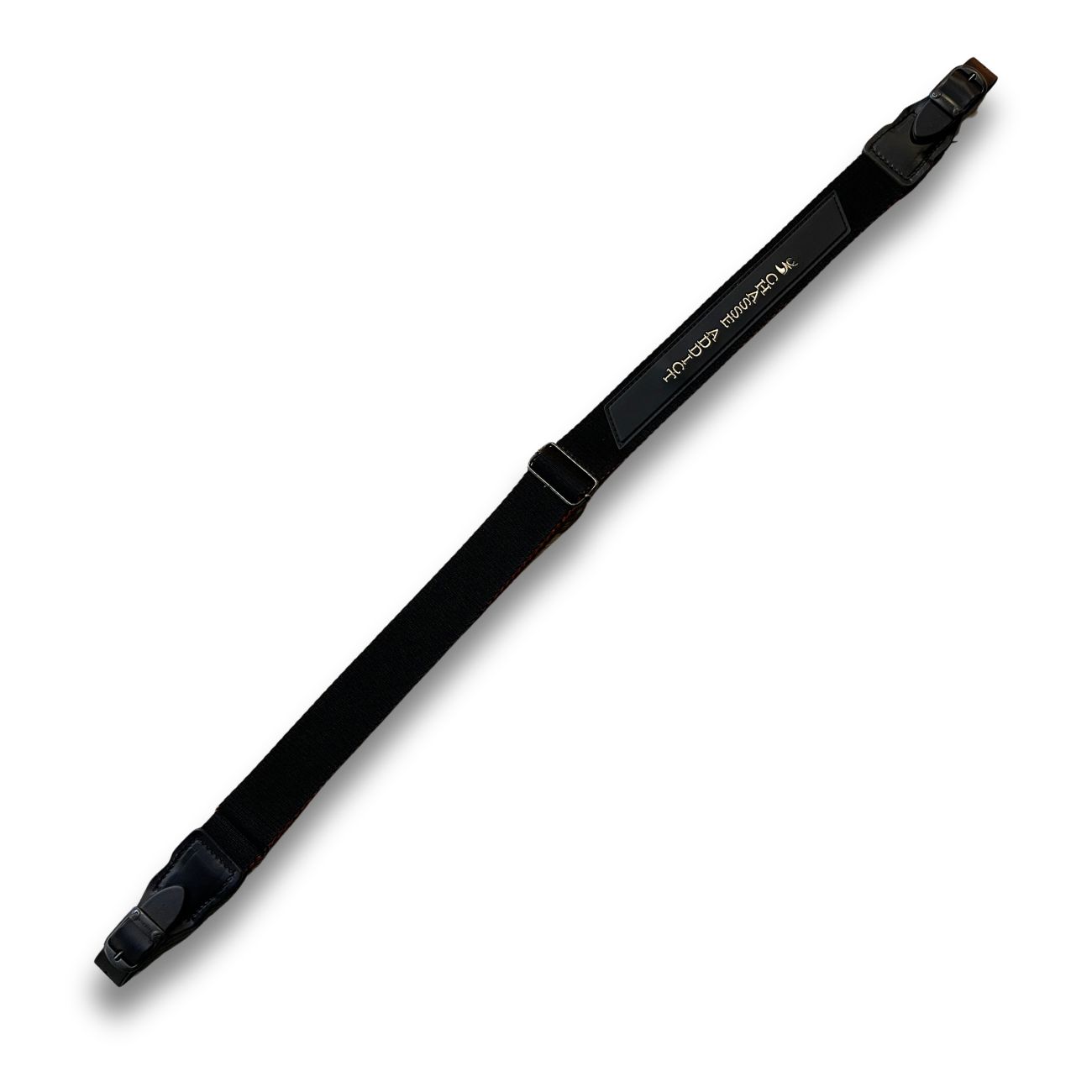 Bretelle Carabine Chasse Addict Noire Liseré Orange