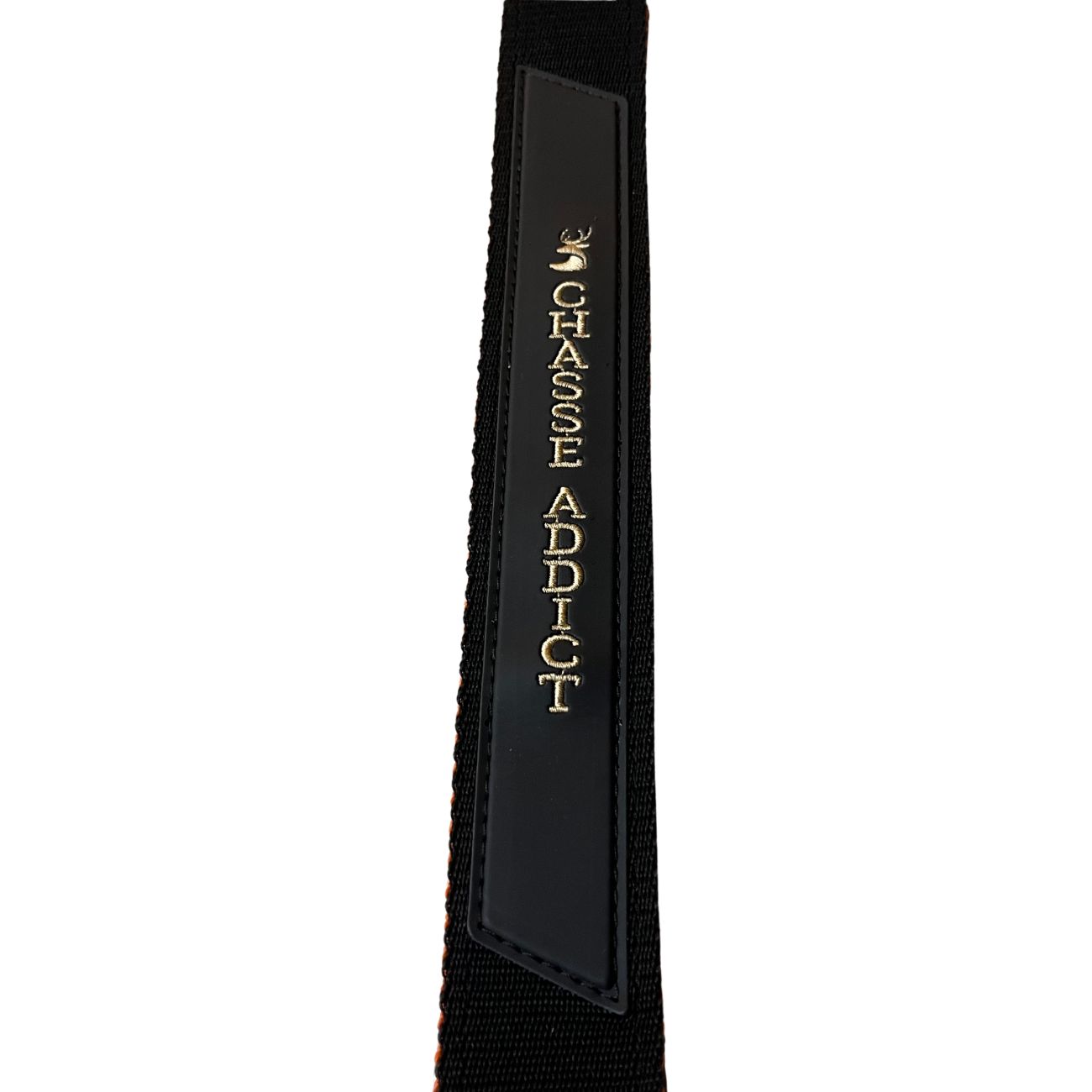 Bretelle Carabine Chasse Addict Noire Liseré Orange