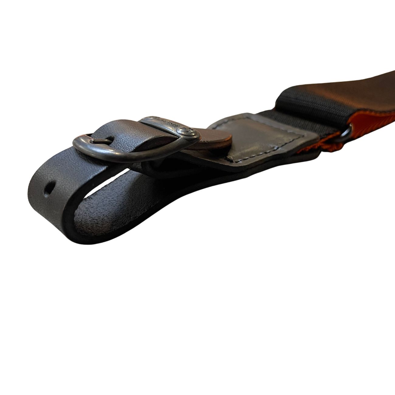 Bretelle Carabine Chasse Addict Noire Liseré Orange