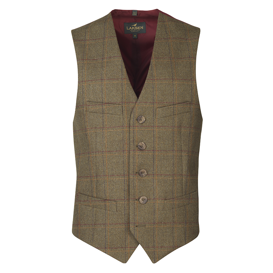 Gilet TWEED Woolston Colonial - Laksen