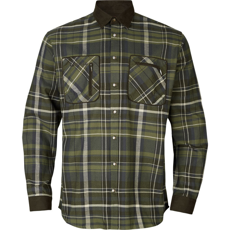 Chemise Pajala Hrkila Vert Olive