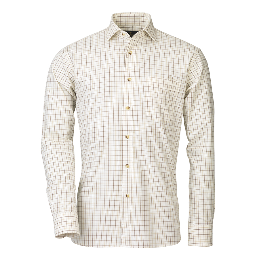 Chemise a carreaux Dennis Cotton Wool Shirt - Laksen