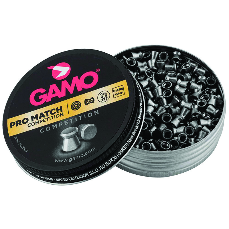 500 Plombs plats Gamo Pro match 4,5 mm
