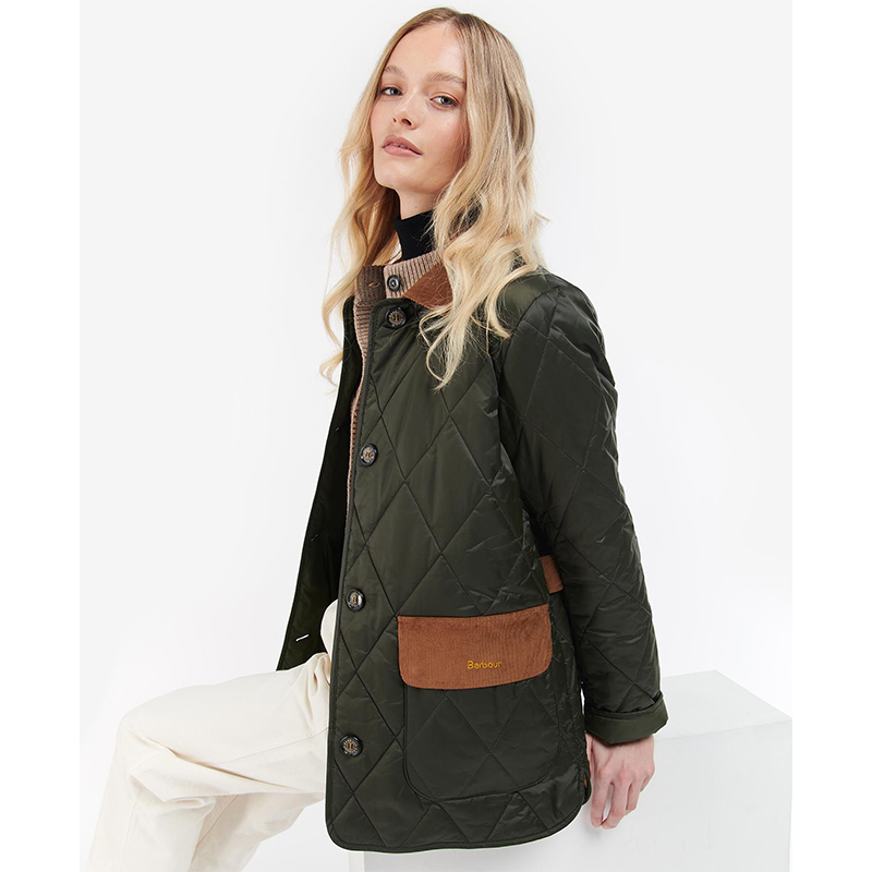 Veste Femme Bragar Quilt Verte - Barbour