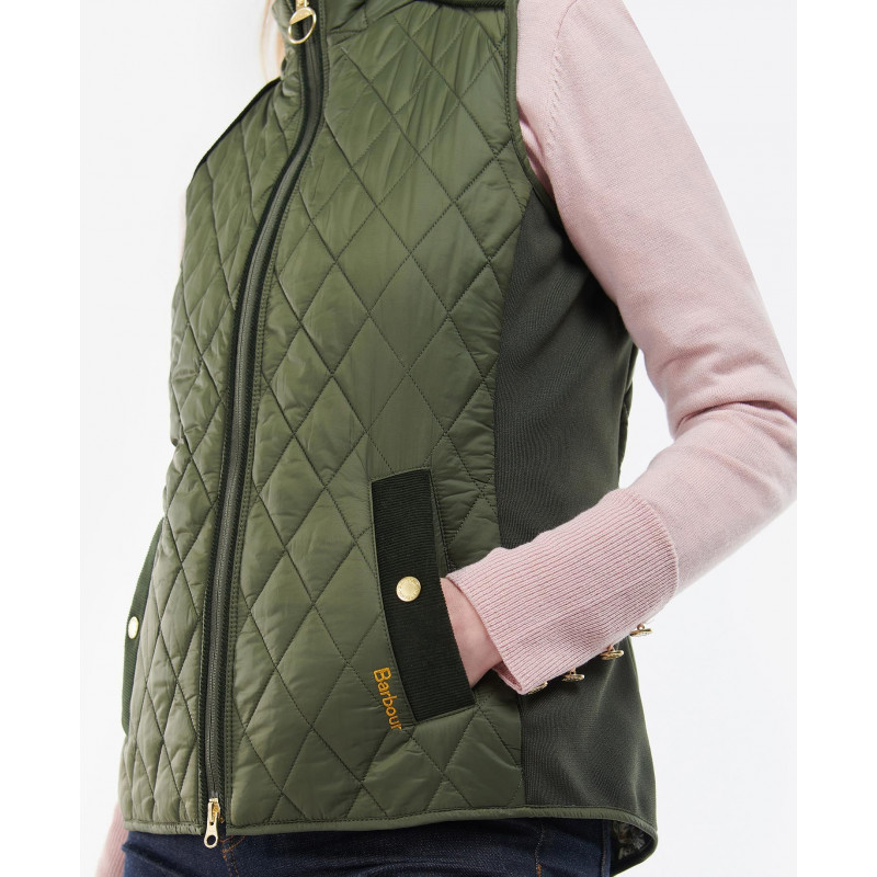 Gilet Olive Poppy Femme - Barbour