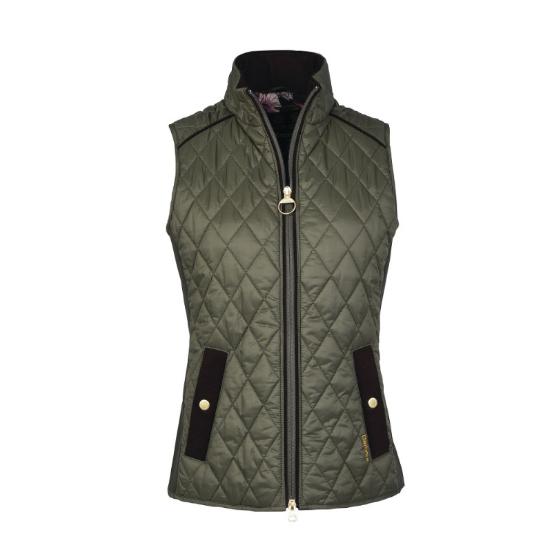 Gilet Olive Poppy Femme - Barbour