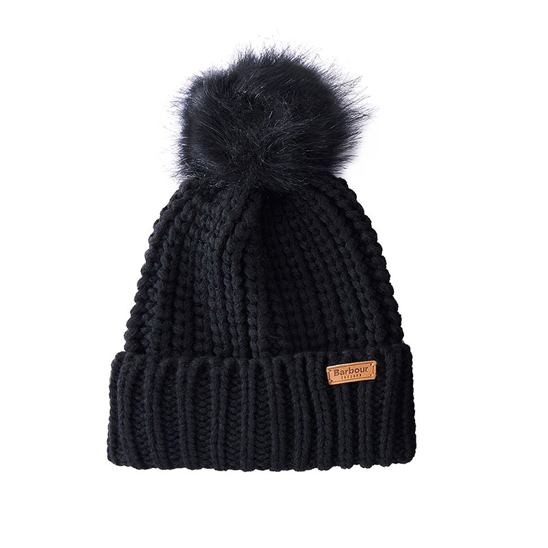 Coffret Bonnet et Echarpe Noir - Barbour