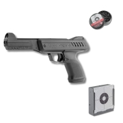 Pistolet P-900 IGT  air comprim (2.55 joules / Cal. 4.5mm) + Porte cible + Plombs  - GAMO