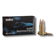 Cartouches x20 30-06 Sprg Super-Hammerhead SP 11,7g 180 gr - Sako