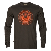 T-shirt Game L/S Shadow Brown wildboar - Hrkila