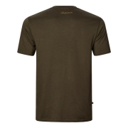T-shirt Game S/S Willow Green Stag - Hrkila