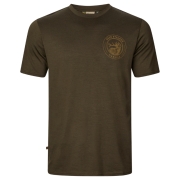 T-shirt Game S/S Willow Green Stag - Hrkila