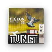 Cartouches x25 Pigeon Bourre  jupe 36g - Tunet