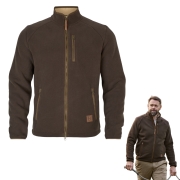Veste Polaire Sandhem Sherpa Demitasse Brown - Hrkila