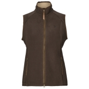 Gilet polaire femme Sandhem Sherpa Demitasse Brown - Hrkila
