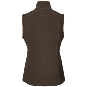 Gilet polaire femme Sandhem Sherpa Demitasse Brown - Hrkila