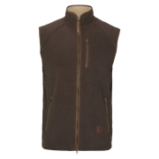 Gilet polaire Sandhem Sherpa Demitasse Brown - Hrkila