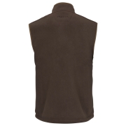 Gilet polaire Sandhem Sherpa Demitasse Brown - Hrkila