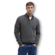 Pull Holden Half Zip Gris - Barbour