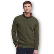 Pull Nelson Essential Half Zip Seaweed - Barbour