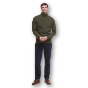 Pull Nelson Essential Half Zip Seaweed - Barbour