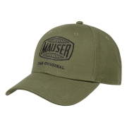 Casquette Logo Mauser en Toile Olive