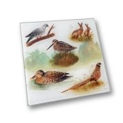 Dessous de Plat Petit Gibier : Plateau & Planche 20x20 cm