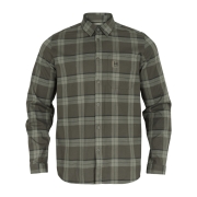 Chemise ML Fjell Green Check - H�rkila