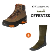 Chaussures Saxnas GTX Orange + 3 Paires de chaussettes