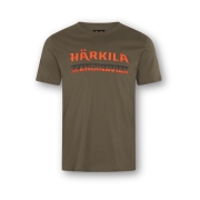 T-shirt Scandinavian Gape Leaf Orange - H�rkila