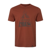 T-Shirt Härkila Nature S/S - Autumn Orange