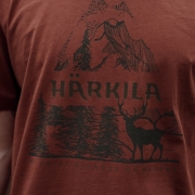 T-Shirt Härkila Nature S/S - Autumn Orange